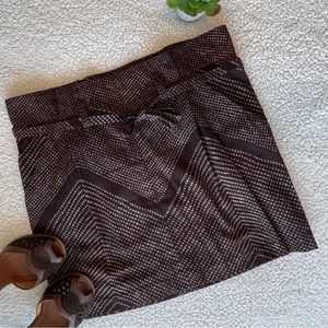 GAP Dark Brown Paper Bag Waist Skirt Size 0